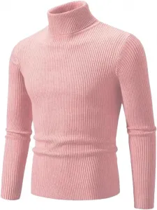 Мужской свитер с высоким воротником