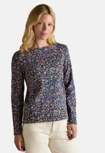 Футболка с длинными рукавами и принтом, прямого кроя, с вырезом-лодочкой. Joules, Multi