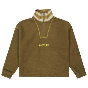 Женский укороченный свитер Cylla 1/4 из флиса Picture, Tobacco