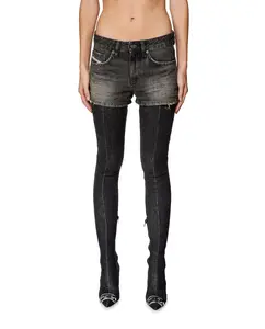 Женские шорты с карманами Diesel, черный