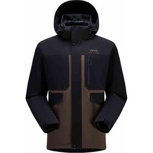 Ветровка мужская Jeep Urban Living/Travel/Commuting водонепроницаемая и ветрозащитная для пешего туризма, цвет Красная Роза