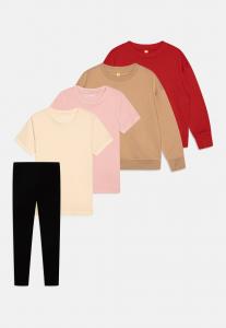 Толстовка UNISEX SET Friboo, цвет red/beige/light pink