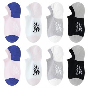Носочки No Show для женщин, набор из 8 пар Reebok, белый