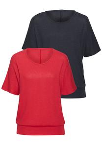 Рубашка VIVANCE, темно-красный/пятнистый черный