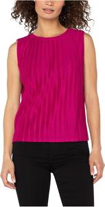 Женский трикотажный топ без рукавов с круглым вырезом Liverpool Los Angeles, Dark Currant