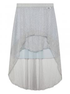 GCDS юбка Rouches, серебряный
