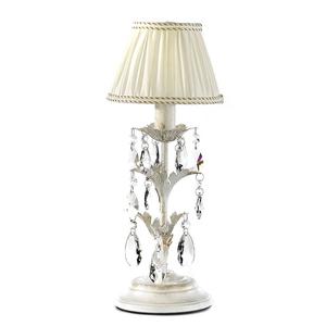 Настольная лампа ONLI Karen Typ A, хлопковая ткань / утюг - 1 пламя