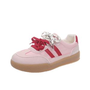 SUPEREDGE Дышащие легкие низкие повседневные кроссовки Rebound для женщин розовые, цвет Pink