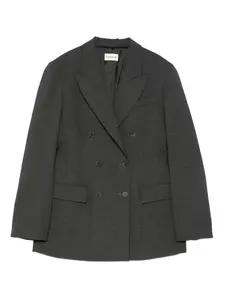 Двубортный серый пиджак P.A.R.O.S.H.