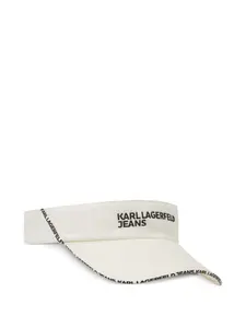 Козырек с логотипом Karl Lagerfeld Jeans, бежевый