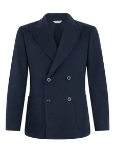 Двубортный блейзер с накладными карманами Boglioli, синий