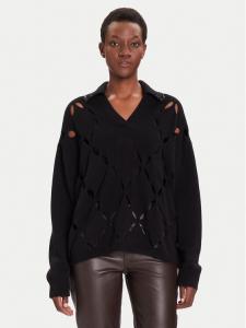 Свитер regular fit MF5038 MS009 Liu Jo, черный