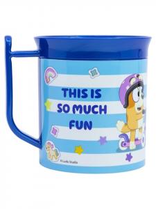 Пластиковый стаканчик объемом 400 мл, пригодный для использования в микроволновой печи Bluey