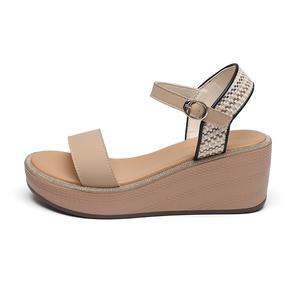 Сандалии с одним ремешком женские ZHR, Apricot