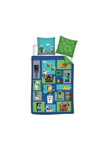 Постельное белье детское Cofi Minecraft с двумя наволочками, 140x200 см