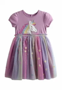 Коктейльное платье/вечернее платье в стиле «единорог» прямого кроя Jojo Maman Bébé, Lilac