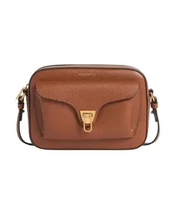 Маленькая сумка через плечо Beat Coccinelle, коричневый
