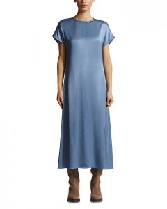 Платье с коротким рукавом Peserico, синий
