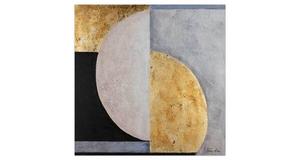 Акриловая картина ручной работы KUNSTLOFT Moon Phases цвет schwarz/grau