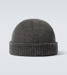 Кашемировая шапка бини Loro Piana, Grey Melange