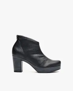 Женские ботинки из эластичной ткани на каблуке Weekend by Pedro Miralles, черный