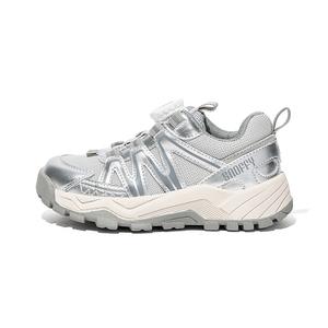 Прочная дышащая детская обувь для повседневной жизни Snoffy, серебряный