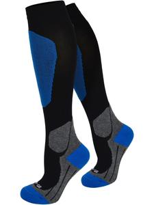 Normani Спортивные компрессионные носки до колена, черно-синие