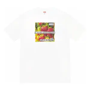 Футболка x clot anniversary t-shirt 'white' Supreme, белый