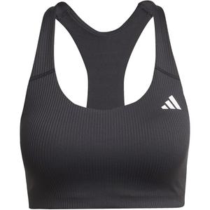 Бюстгальтер Powerimpact Rib Training со средней поддержкой Adidas, черный