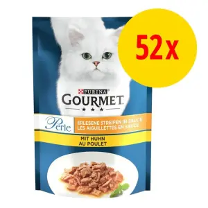 Влажный корм для кошек с кроликом Gourmet, 52 х 85 г