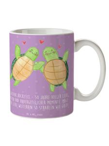 Кофейная кружка на 50-ю годовщину свадьбы с надписью Лавандовая мечта Mr. & Mrs. Panda