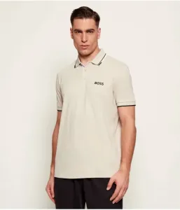 Поло Paddy Pro regular fit Boss Green, бежевый