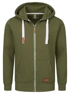 Толстовка с капюшоном на молнии Rock Creek, темно-зеленый