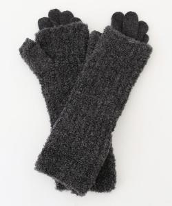 Трехсторонние вязаные перчатки с нарукавниками