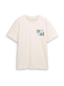 TOM TAILOR Футболка из шерсти белая