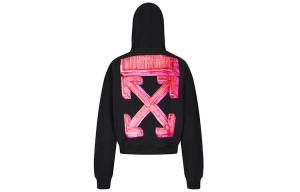 Свитшот мужской Off-White Oversize, черный / розовый