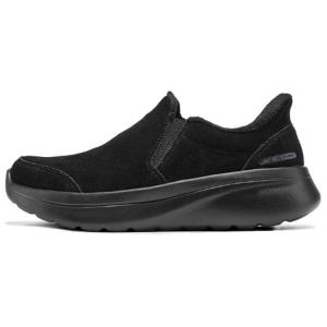 Skechers Женские GO WALK устойчивые к истиранию дышащие низкие повседневные туфли черные, цвет Black