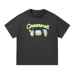 Футболка Unisex CINNAMOROLL Yugui Dog Sanrio, темно-серый
