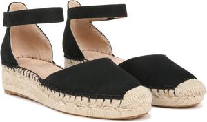 Туфли Naturalizer Wren Ankle Strap Low Heel Espadrille, цвет Black Fabric