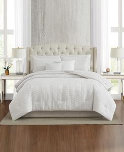 Комплект постельного белья Anabelle Geo из 9 предметов, размер Queen Macy's, цвет champagne