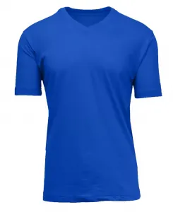 Мужская футболка с коротким рукавом и V-образным вырезом Blue Ice, синий