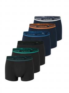 Uncover by SCHIESSER Боксеры 'Cotton Series' в темно-синем, черном