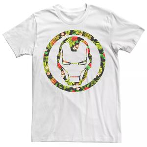 Мужская футболка с цветочным принтом «Война бесконечности» и изображением Железного человека Marvel