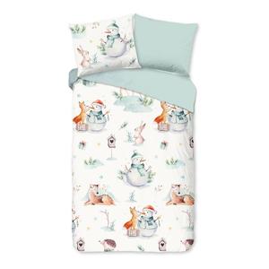 Фланелевое постельное белье Good morning 30963, 140 х 200/220 см + подушка 70 х 60 см