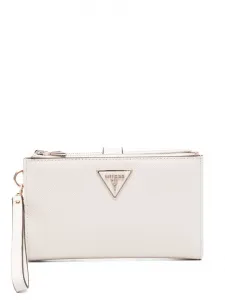 Кошелек с логотипом Guess Usa, бежевый