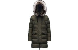 Пуховик женский хаки Moncler