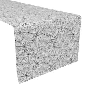 Настольная дорожка, 100 % хлопок, 16x90 дюймов, жуткая паутина.