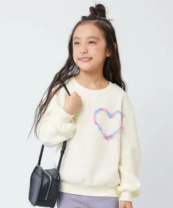 Толстовка на флисовой подкладке с тюлевым мотивом, топ-толстовка, осень-зима 2025 Devirock, цвет 002-Heart-Off White