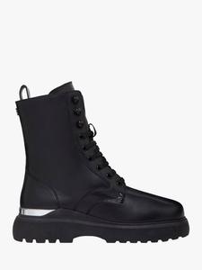 Кожаные ботинки Maddox в стиле байкеров на шнуровке Mallet, Black