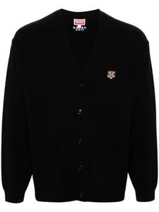 Kenzo шерстяной кардиган Lucky Tiger, черный